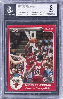 1984/85 Star #101 Michael Jordan Rookie Card – BGS NM-MT 8